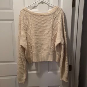 Altar’d State Cableknit Sweater Size Large Lightly Worn